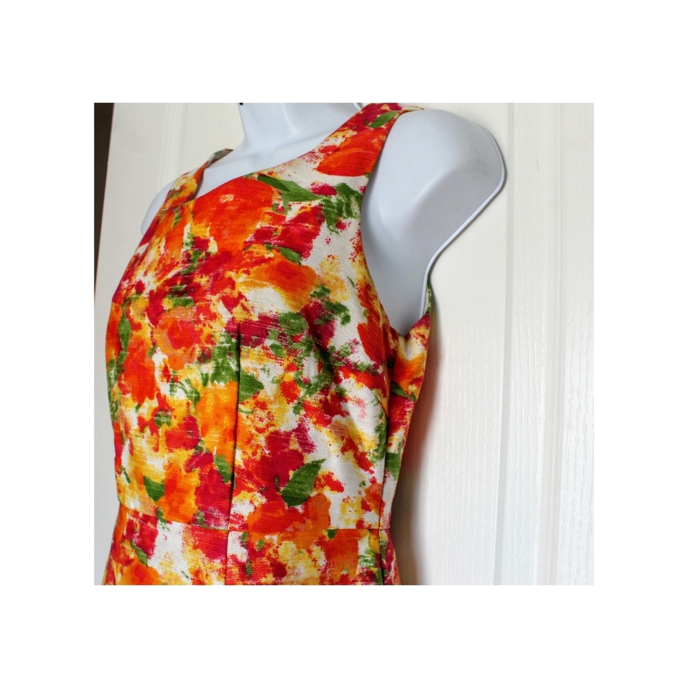 Floral Sleeveless Midi Dress